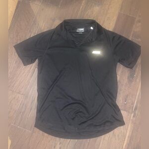 American Eagle Outfitters Black Polo Shirt Sleek Design